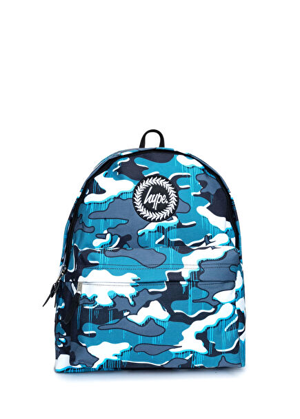 Drips Camo Blue Unisex Kids Backpack