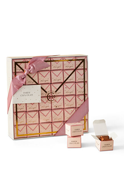 It's a Girl 72 Piece Milk Chocolate with Pistachio Baby Shower Box
