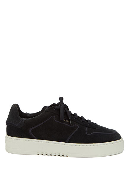 Siyah Beyaz Erkek Süet Sneaker