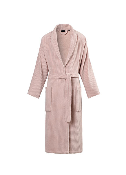 Lune Powder Pink Cotton Women's Bathrobe