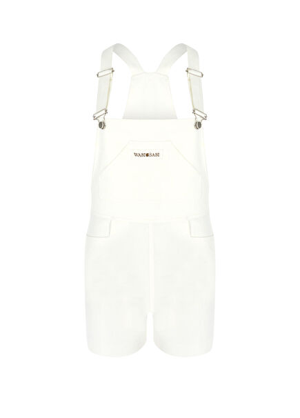 Gioia Ekru Kadın Mini Salopet