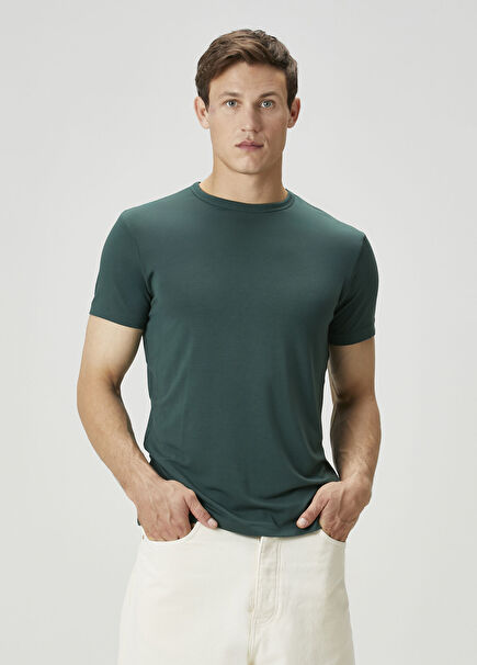 Yeşil Basic T-shirt
