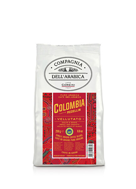Colombia Medellin Arabica Bean Coffee 250 gr