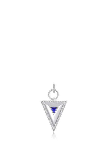 Sonia 925 Sterling Silver Rhodium Plated Charm
