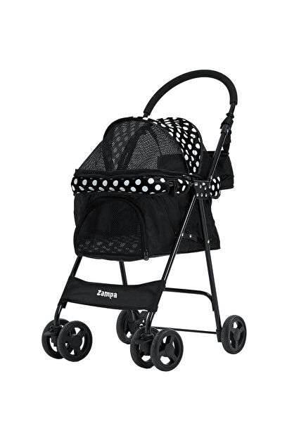 Perez Black Cat and Dog Transport Trolley