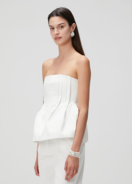 Maxim White Bustier