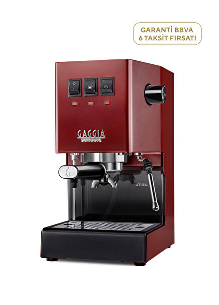Classic E24 Red Manual Espresso Coffee Machine