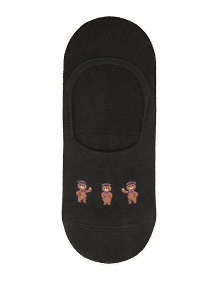 Bear Teddy Bear Patterned Bamboo Women's Ballet Flats