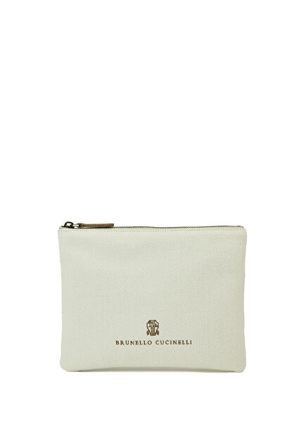 Ecru Logo Detailed Women's Hand Portfolio