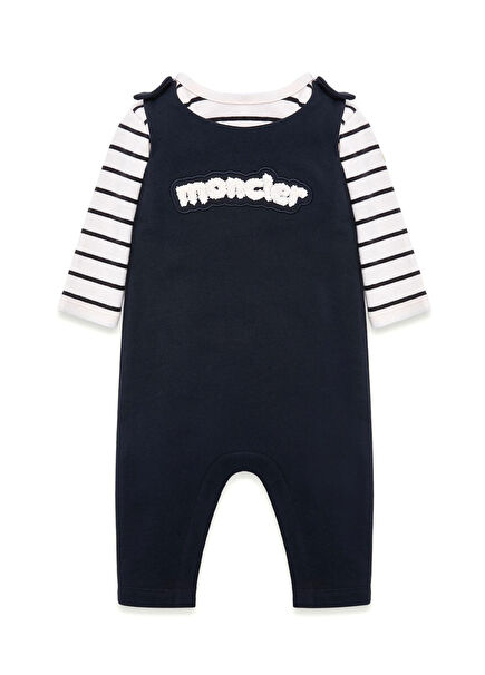 Navy 2-Piece Unisex Children's Jumpsuit Set