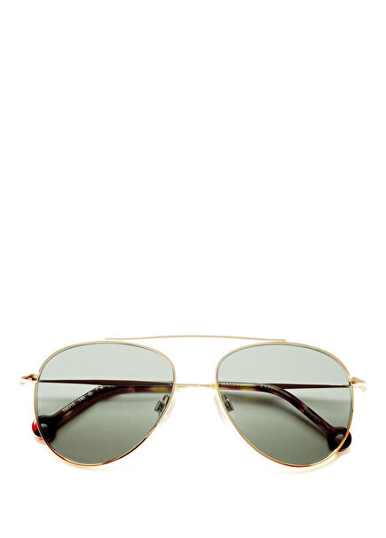 HS665 Altın Rengi Metal Erkek Güneş Gözlüğü