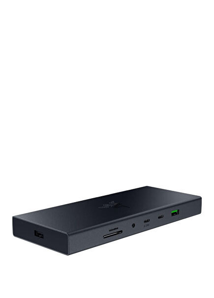 Dock Siyah USB 4 14 Bağlantılı Çift Ekran Destekli Çevirici Döüştürücü