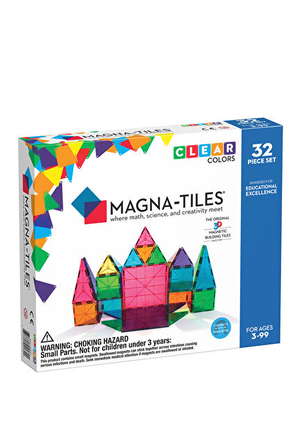 Clear Colors 32 Parça Manyetik Lego Seti