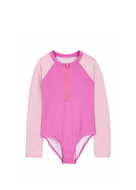 Girls Sun Protective Swimsuit