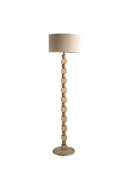 Poly Wood Floor Lamp