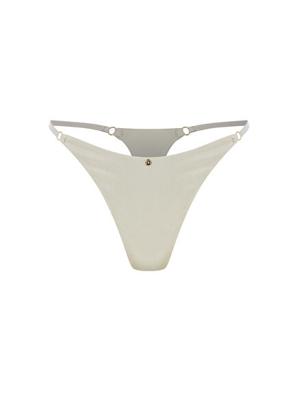 Mint Yeşil İpek Üçgen Kadın Tanga