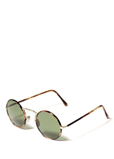 Monastır Havana Flat Metal Green Vintage Erkek Güneş Gözlüğü