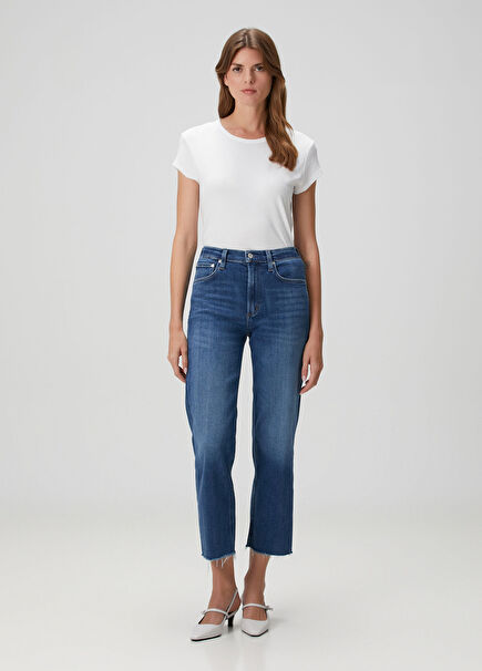 Palma Straight Mavi Jean Pantolon