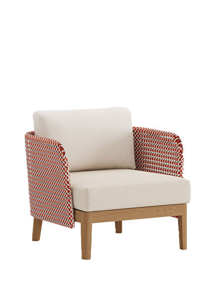 Rio Renkli Ahşap Bahçe Koltuğu