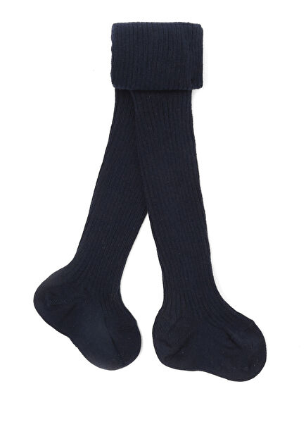 Girls' Baby Ribbed Knitted Tights