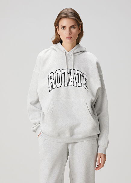 Light Grey Logo Hoodie