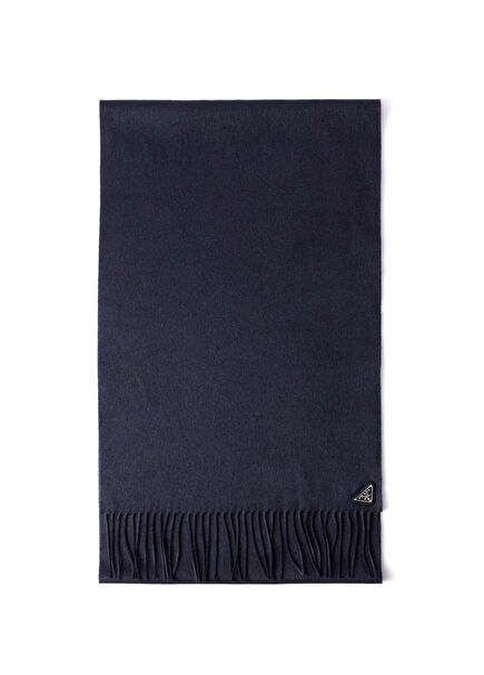 Silk & Cashmere Blue Scarf