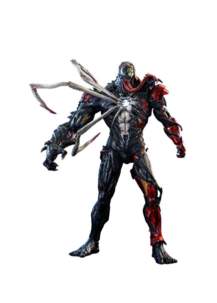 Spider-Man Maximum Venom Venomized Iron Man Koleksiyon Figürü