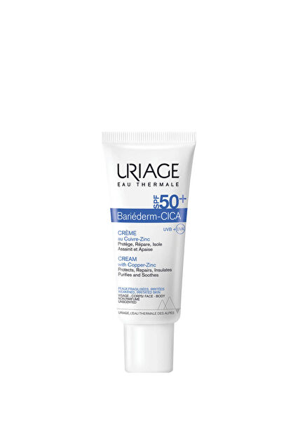 Bariederm SPF50+ Cilt Bariyeri Onarıcı ve Yüksek Güneş Korumalı Cica Yüz Kremi 40 ml