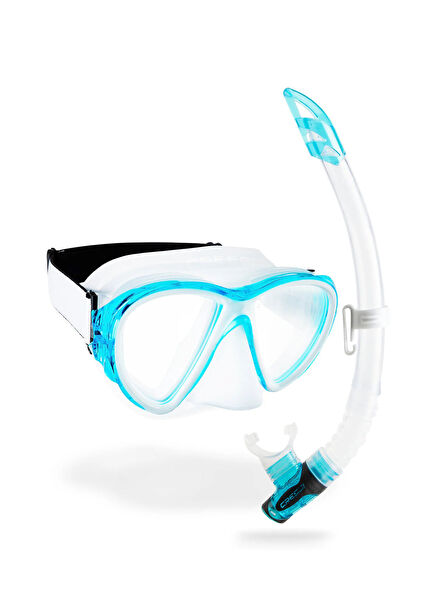 Clear Aquamarine Unisex Combo Fiji + Gamma Diving Kit