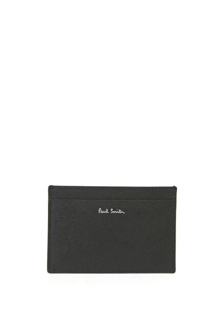 Black Men's Leather Card Holder