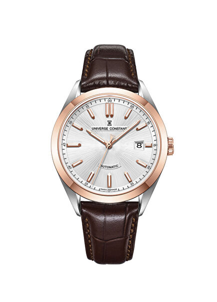 UC8388 Kahverengi Çelik Erkek Kol Saati