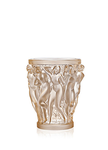 Bacchantes Small Gold Kristal Vazo