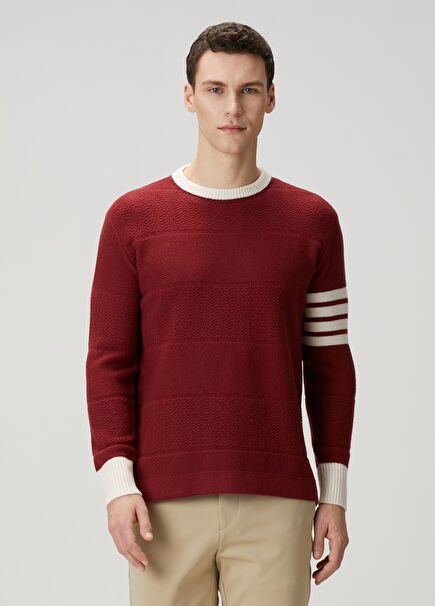 Burgundy Wool Sweater