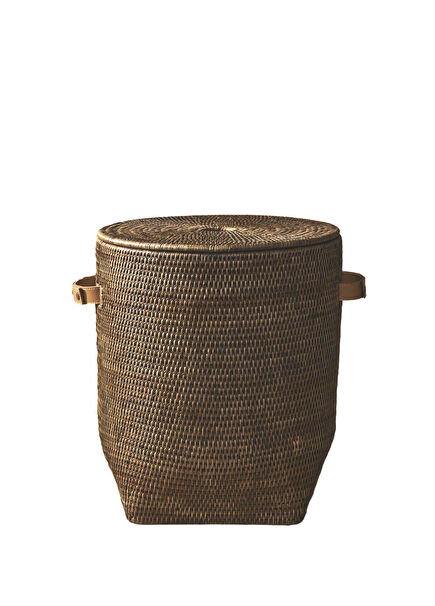 Uzun Kapaklı Rattan Sepet