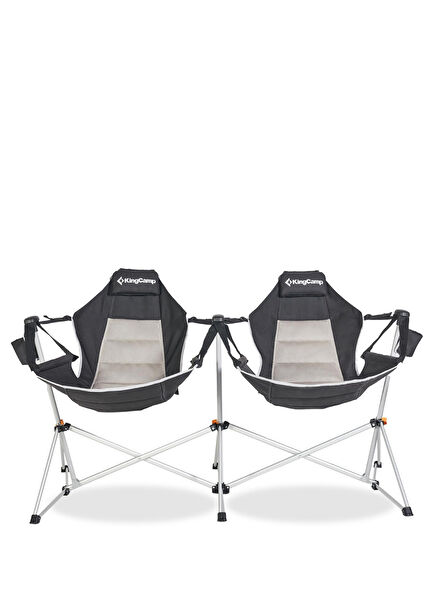Orchid Double Grey Çift Kişilik Salıncaklı Katlanır Kamp Sandalyesi