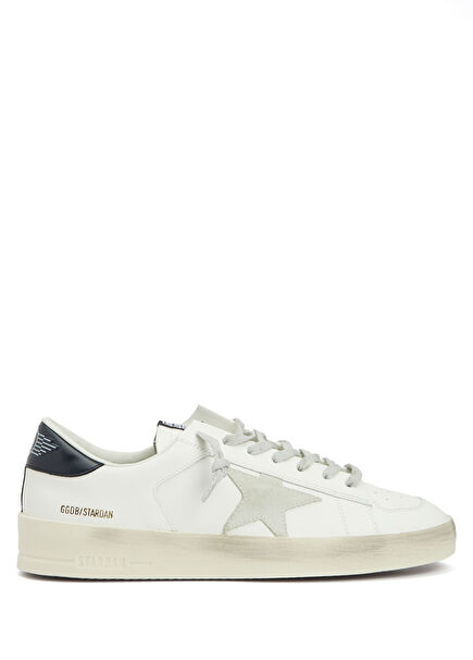 Stardan White Men's Leather Sneakers
