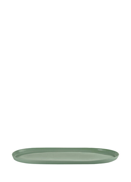 Pure Color Light Green Medium Porcelain Tray