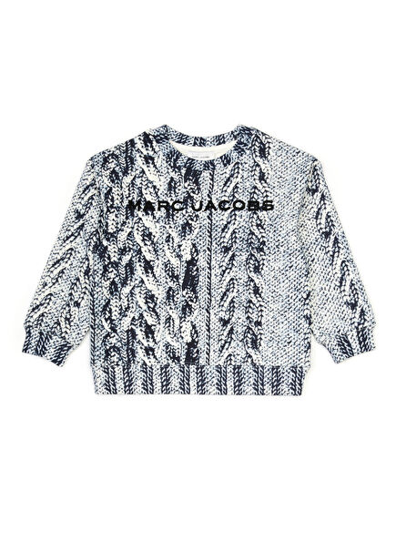 Lacivert Logo Detaylı Erkek Çocuk Sweatshirt