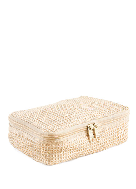 Oiko Natural Waffle Organizer Bag