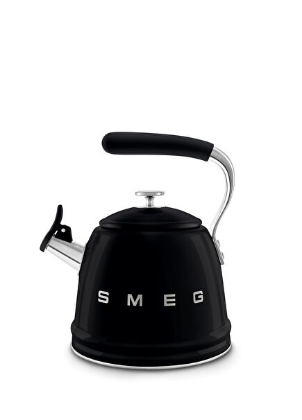 50s Style Black Teapot