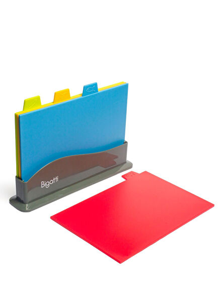 Renkli 4’lü Kesme Tahtası Seti