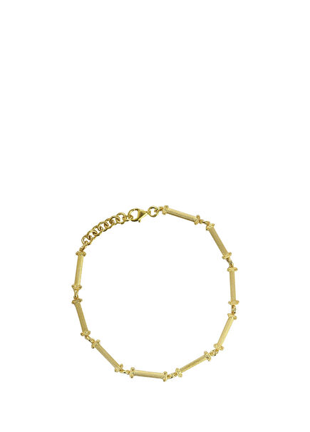 Ionic 22K Gold Plated Women's Bracelet