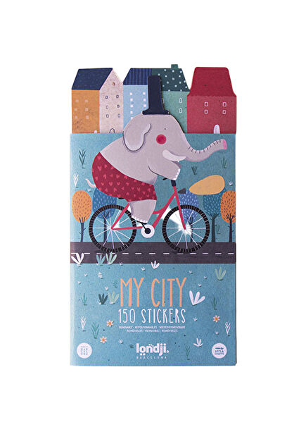 Şehir Temalı Çıkartma