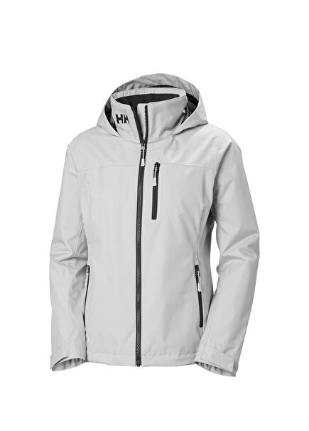 2.0W Crew Hooded Midl Grey Women's Coat