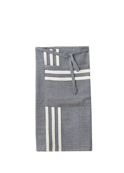 Vendra Kitchen Apron MARINE BLUE/WHITE