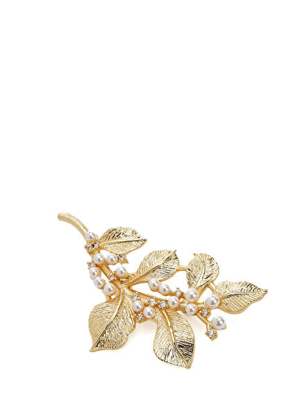 Pearl Detailed Women's Brooch