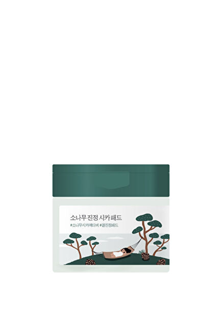 Pine Calming Cica Pad Cooling & Large Anti-Pore Cica 50 Pack Treatment Face Pad