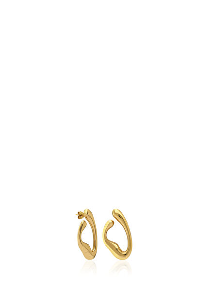 Enchanting 925 Sterling Silver Over 18K Micron Gold Plated Women's Earrings
