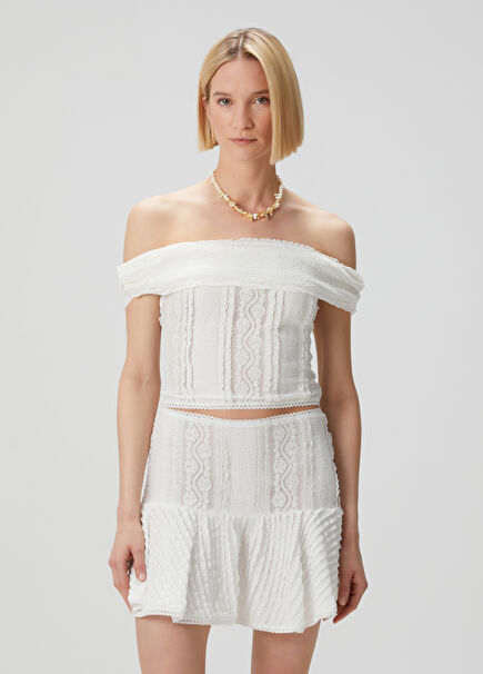 Ceto White Blouse