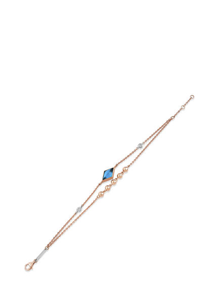 Hope Pırlanta Taşlı Mavi Sentetik Bileklik